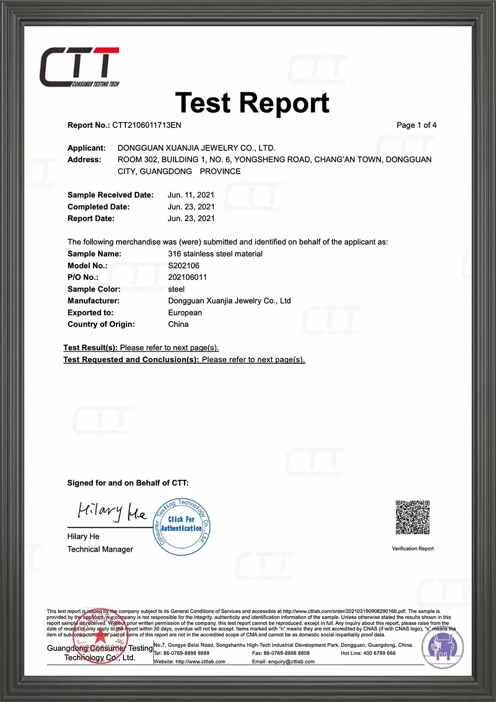 DG Jewelry Certification 5