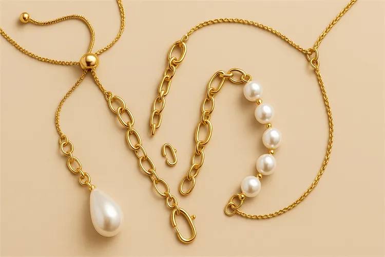 Versatile convertible necklace that can be customized for any occasion Versatile convertible necklace that can be customized for any occasion