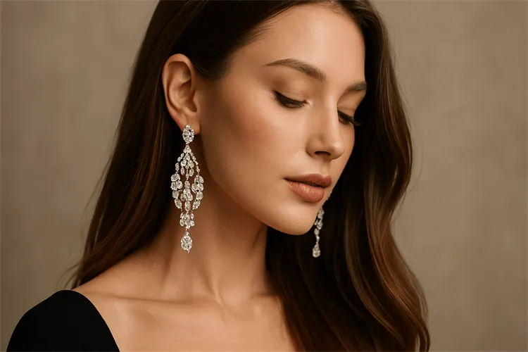 Chandelier earrings for long hair Chandelier earrings for long hair