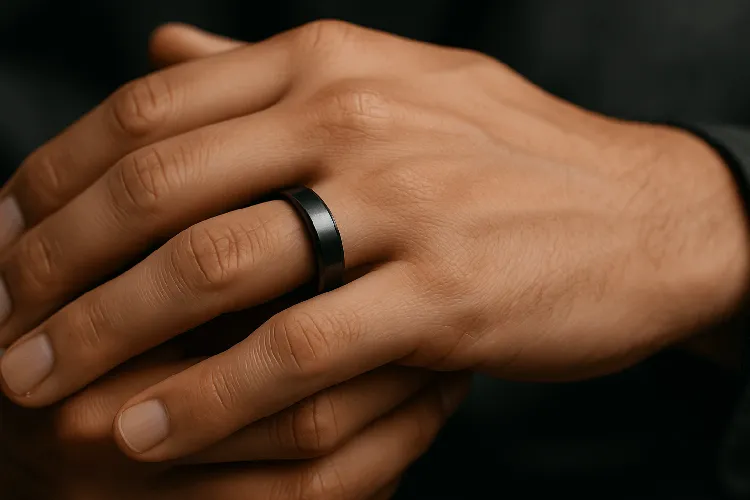 Perfectly fitted tungsten ring symbolizing strength and durability Perfectly fitted tungsten ring symbolizing strength and durability