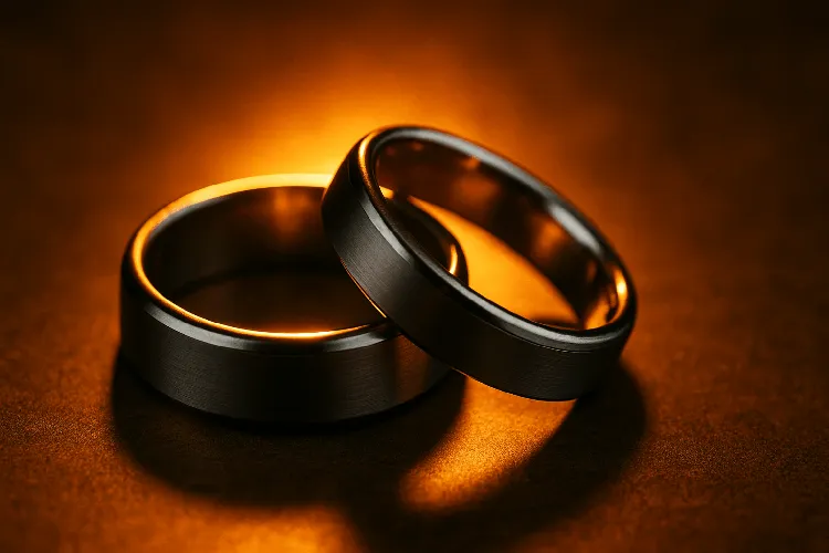 Tungsten wedding rings symbolizing lasting love Tungsten wedding rings symbolizing lasting love