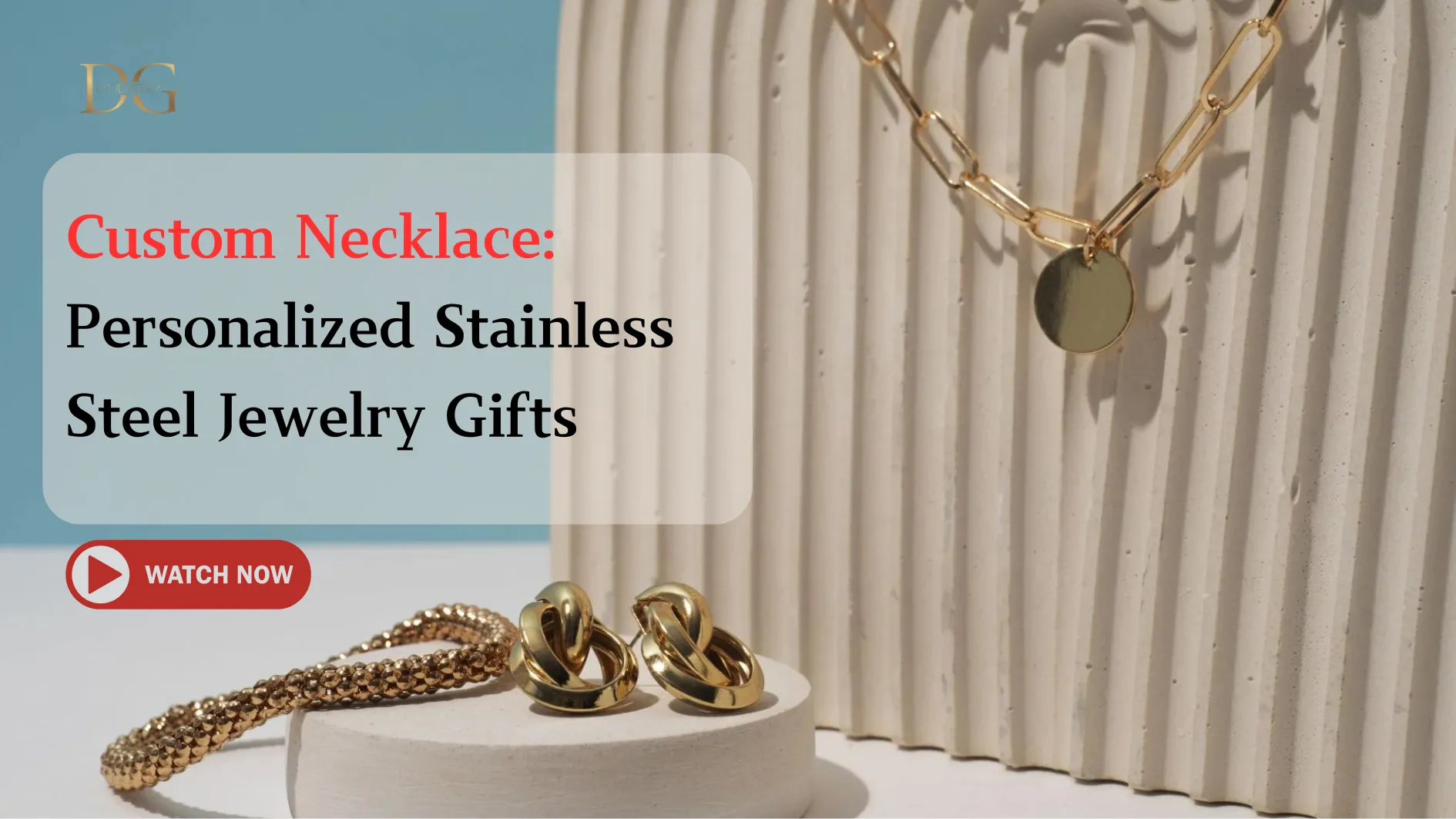 Custom Necklace Personalized Stainless Steel Jewelry Gifts