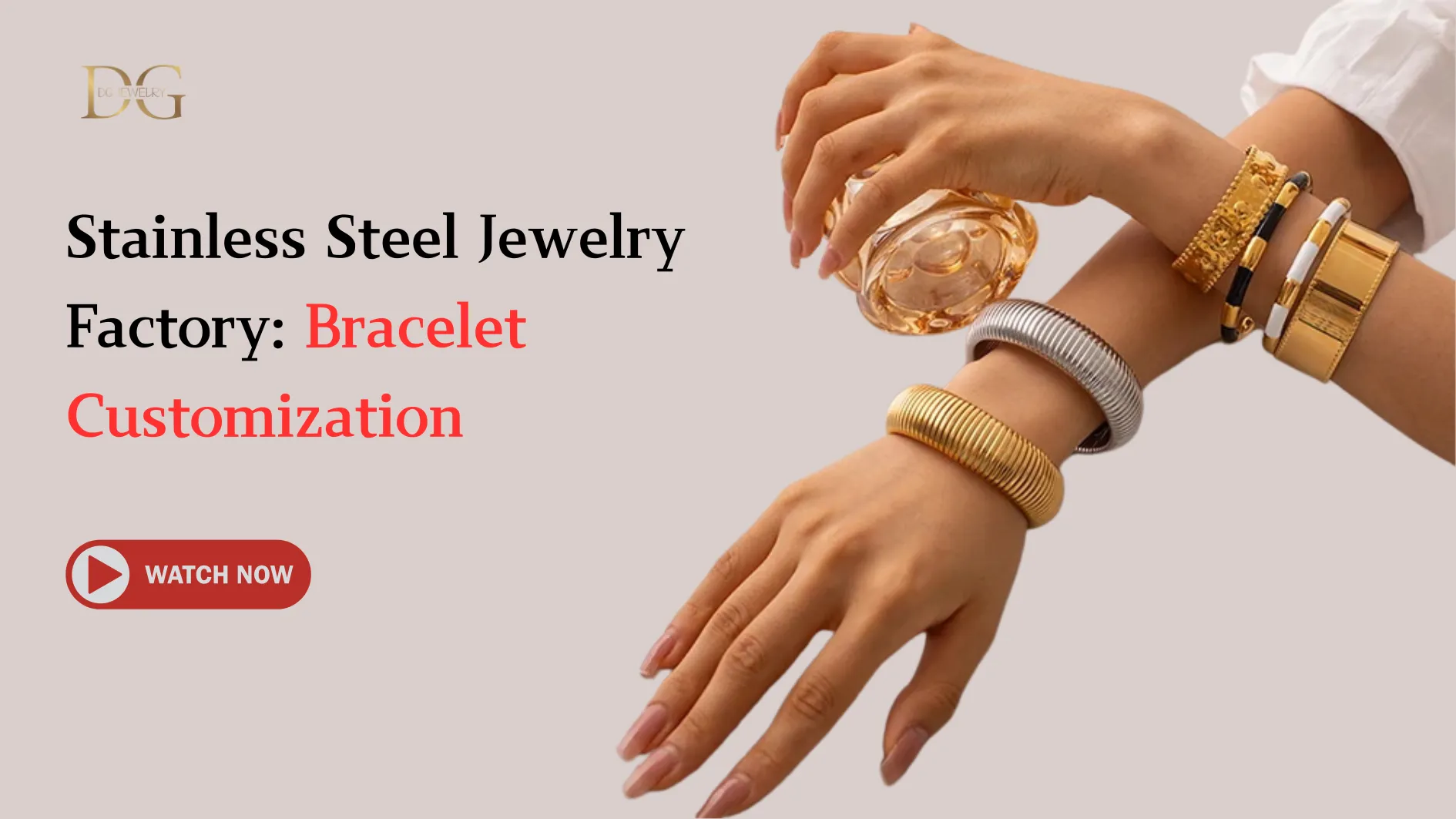 Stainless Steel Jewelry Factory Bracelet Customization