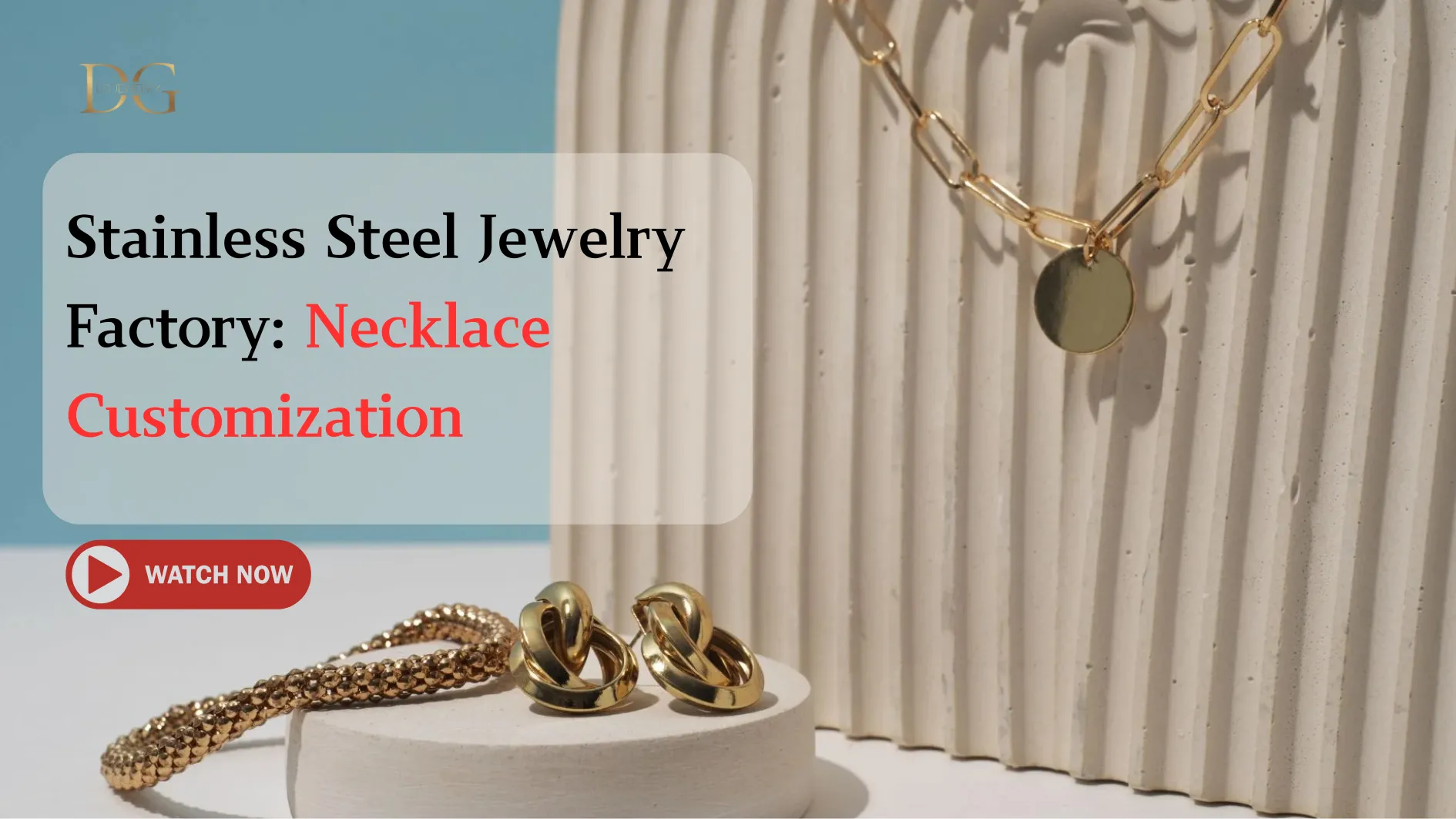 Stainless Steel Jewelry Factory Necklace Customization