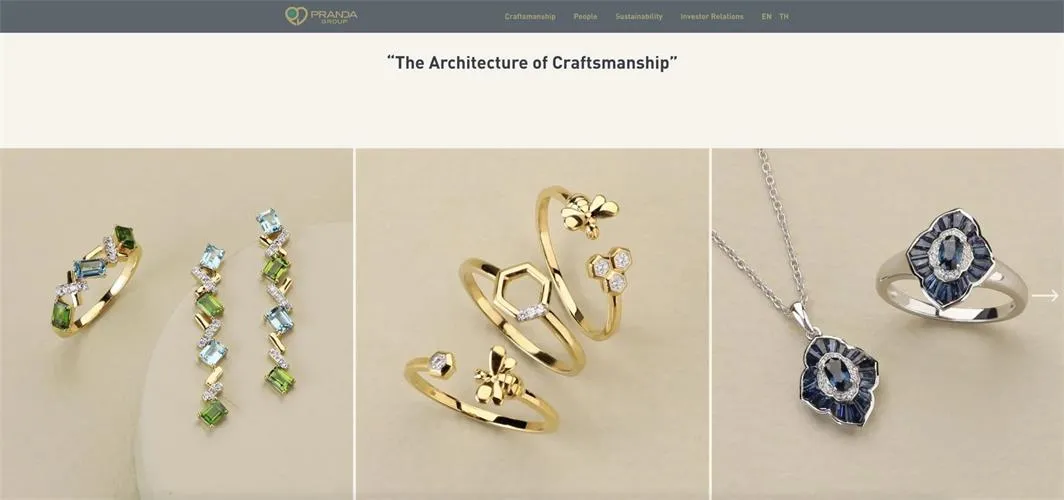 Pranda Jewelry Public Company Limited Product Pranda Jewelry Public Company Limited Product