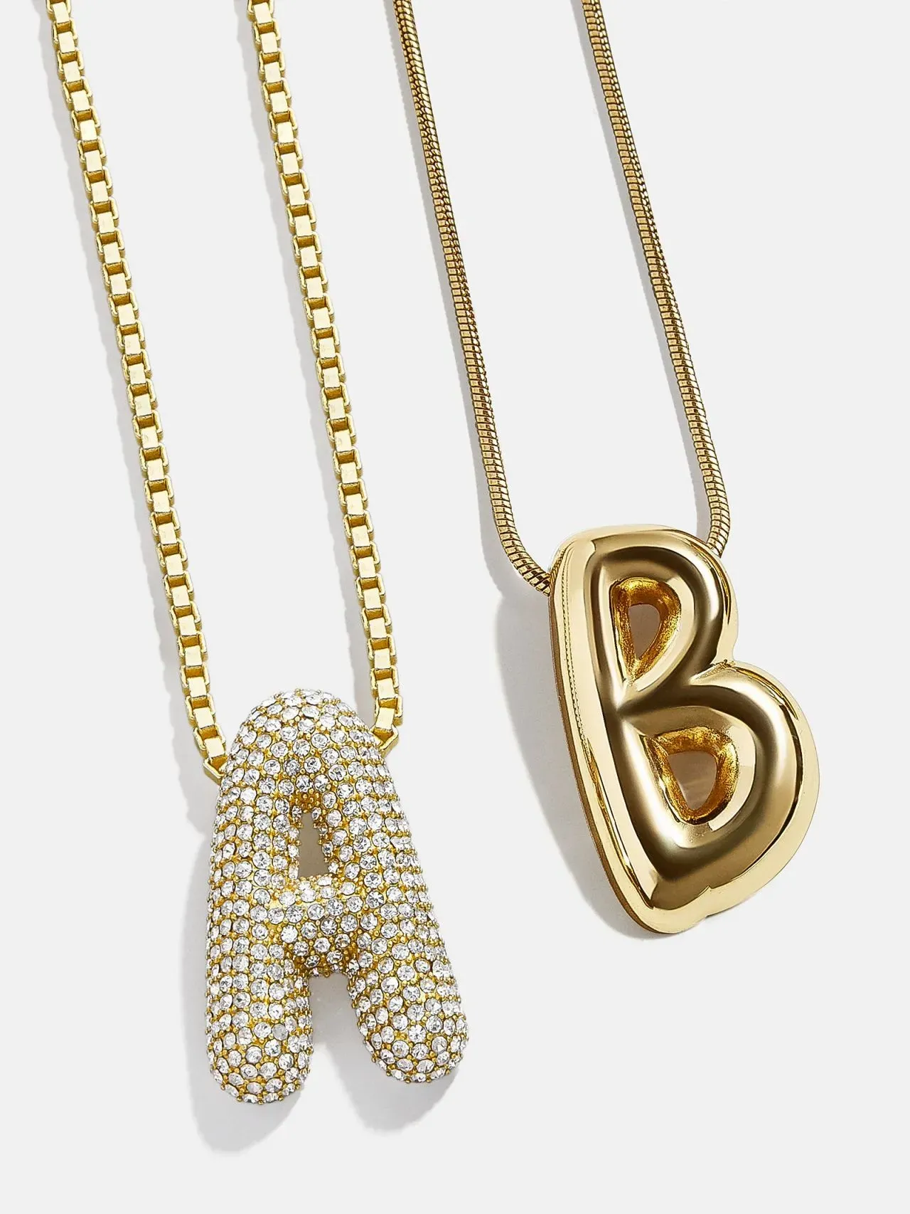 pendant necklaces one with diamond detail