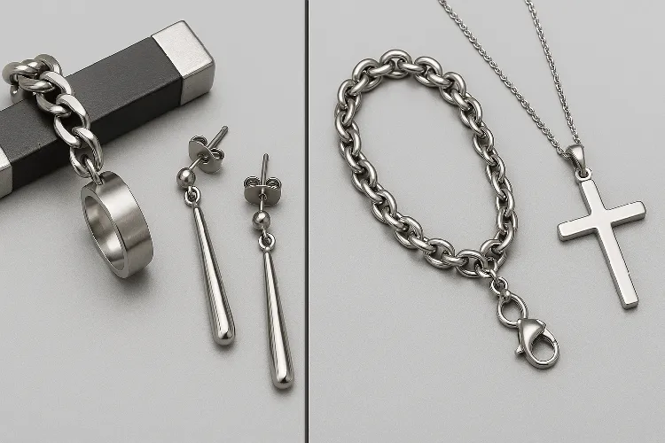 Magnetic comparison of stainless steel jewelry Magnetic comparison of stainless steel jewelry