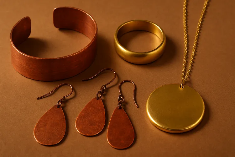 Copper’s warm tone versus brass's golden elegance, perfect for different styles. Copper’s warm tone versus brass's golden elegance, perfect for different styles.