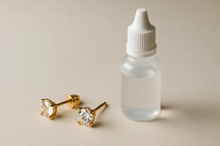 Importance of waiting to change earrings for safe healing. Importance of waiting to change earrings for safe healing.