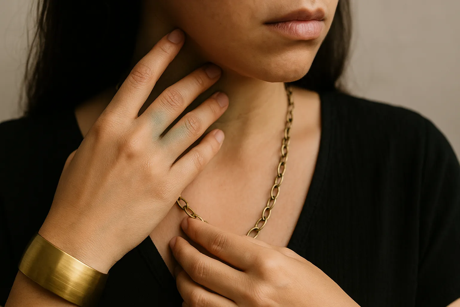 Brass jewelry that’s comfortable and stylish, with tips to address common concerns.