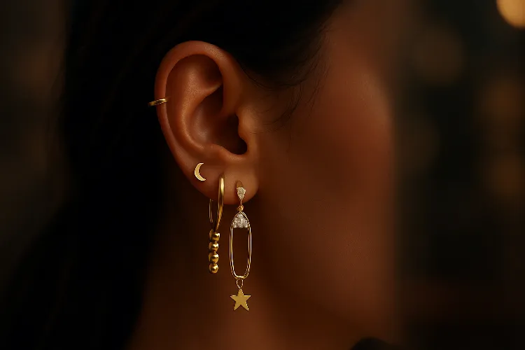 Personalized earring stack Personalized earring stack