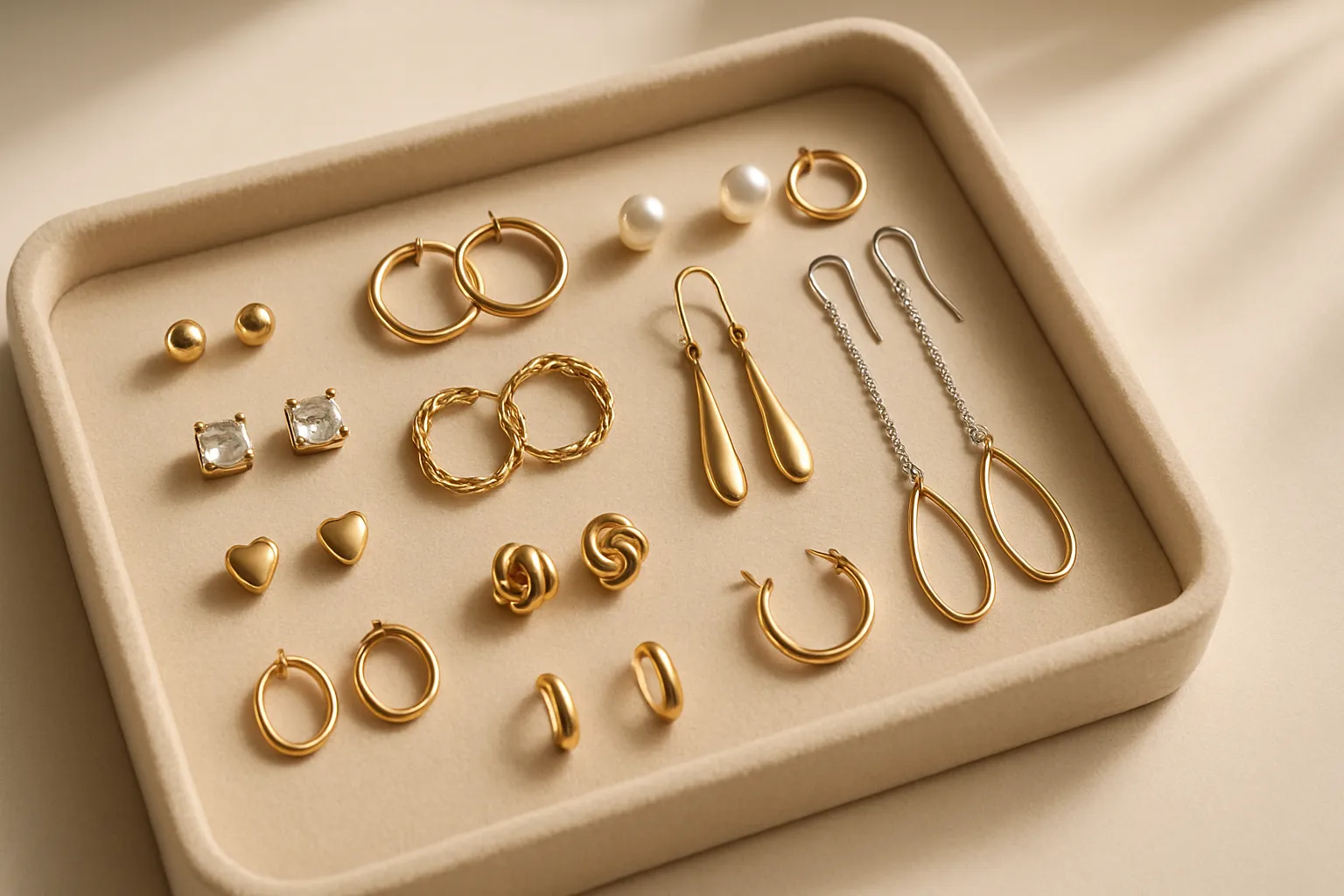 Stunning multiple earrings collection