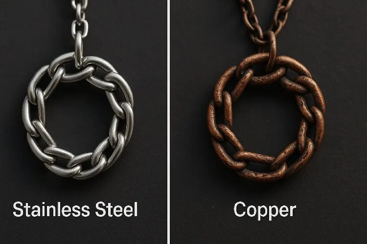 Comparing durability between stainless steel and copper jewelry Comparing durability between stainless steel and copper jewelry