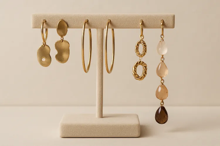 Top earring stacking ideas displayed Top earring stacking ideas displayed