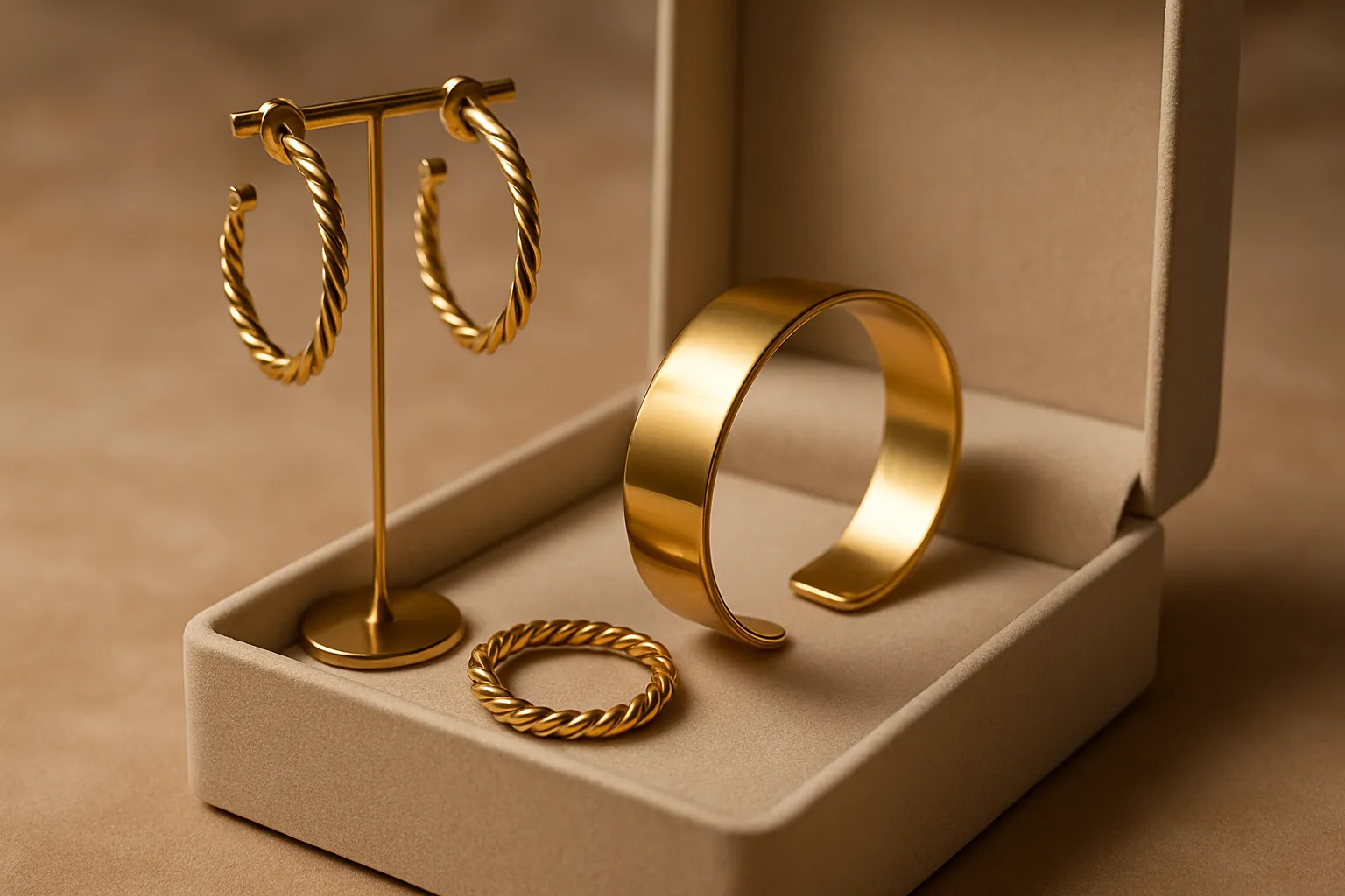 Understanding the allure of brass jewelry and its unique golden tone.