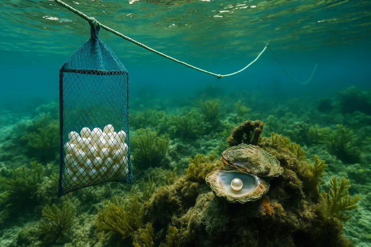 Sustainable pearl farming practices, eco-friendly pearl cultivation Sustainable pearl farming practices, eco-friendly pearl cultivation