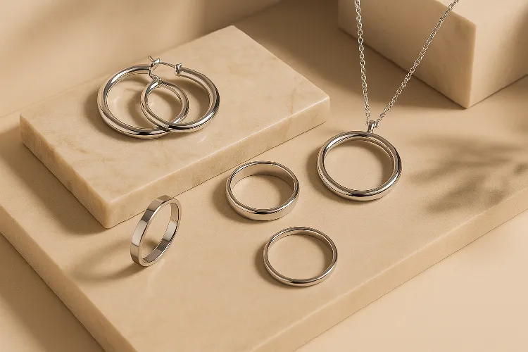 Minimalist silver necklace with delicate craftsmanship Minimalist silver necklace with delicate craftsmanship