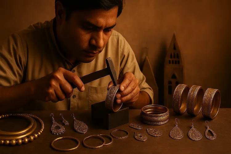 Handcrafted Brass Jewelry from India Handcrafted Brass Jewelry from India