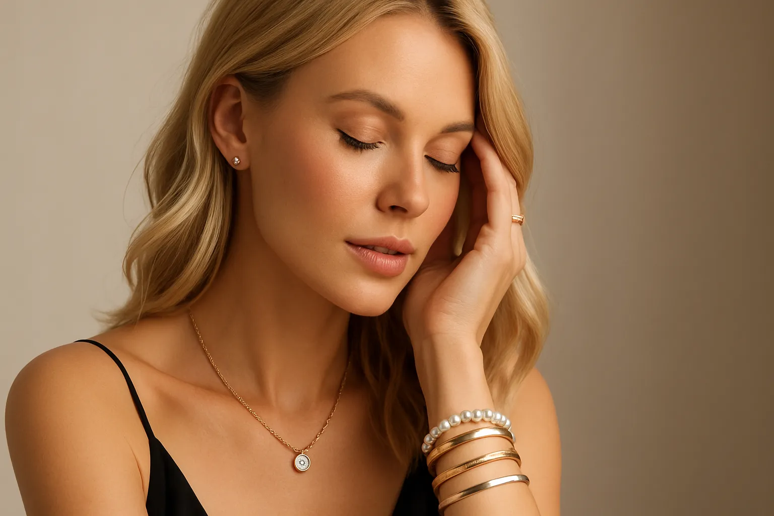 Find the perfect jewelry for blonde hair