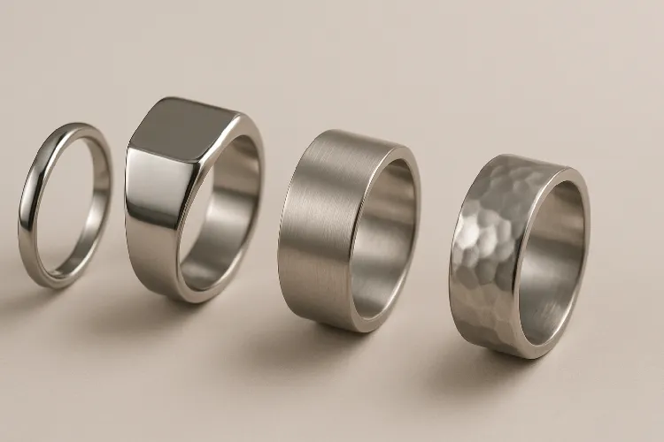 Illustration of the stainless steel ring selection guide Illustration of the stainless steel ring selection guide