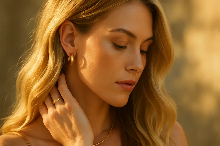 Enhance your blonde hair with the right jewelry choices Enhance your blonde hair with the right jewelry choices