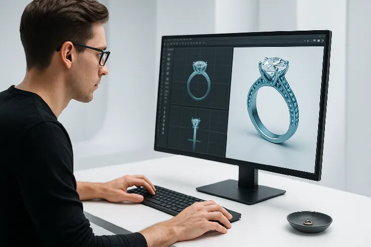 Designing signature jewelry with 3D tech Designing signature jewelry with 3D tech