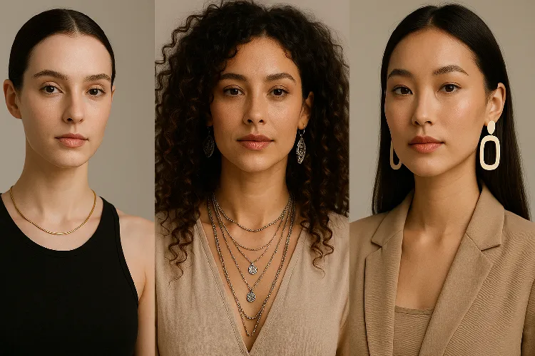 Different personal styles with jewelry Different personal styles with jewelry