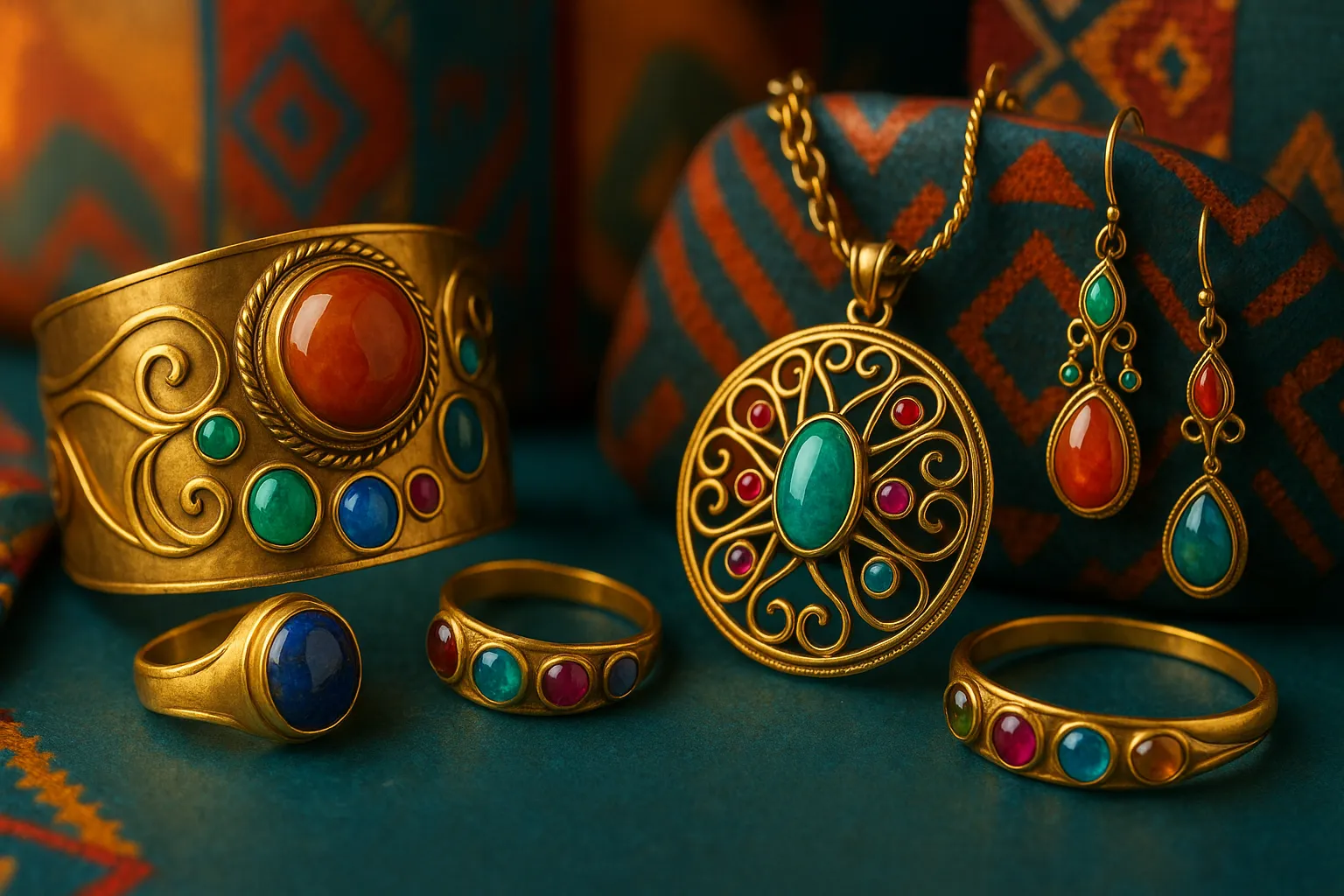 Luxury brass jewelry from South Africa