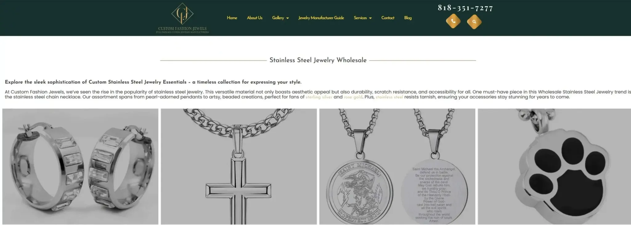 Custom Fashion Jewels product Custom Fashion Jewels product