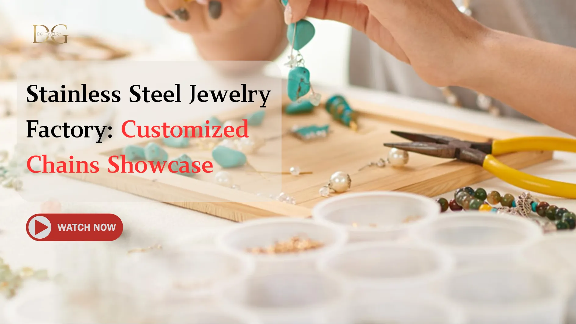 Stainless Steel Jewelry Factory Customized Chains Showcase