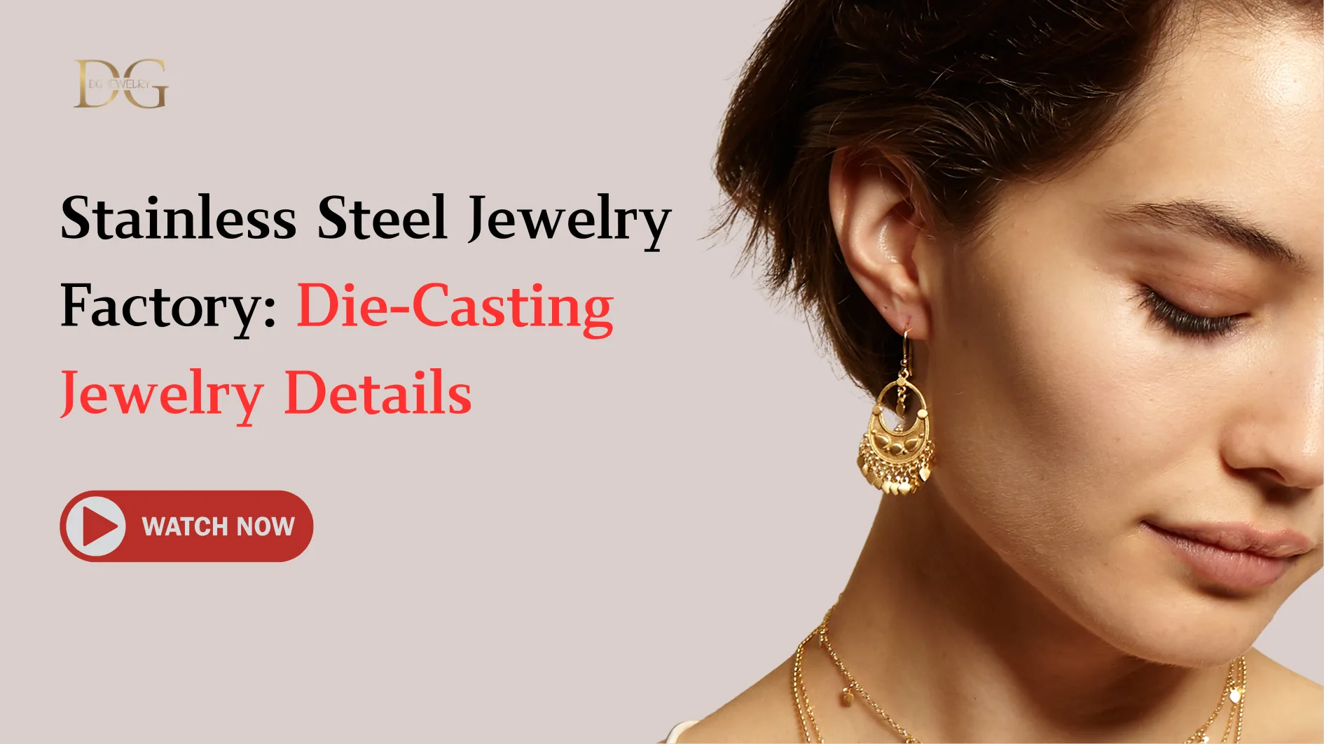 Stainless Steel Jewelry Factory Die Casting Jewelry Details