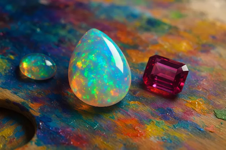 October birthstones: opal and tourmaline October birthstones: opal and tourmaline