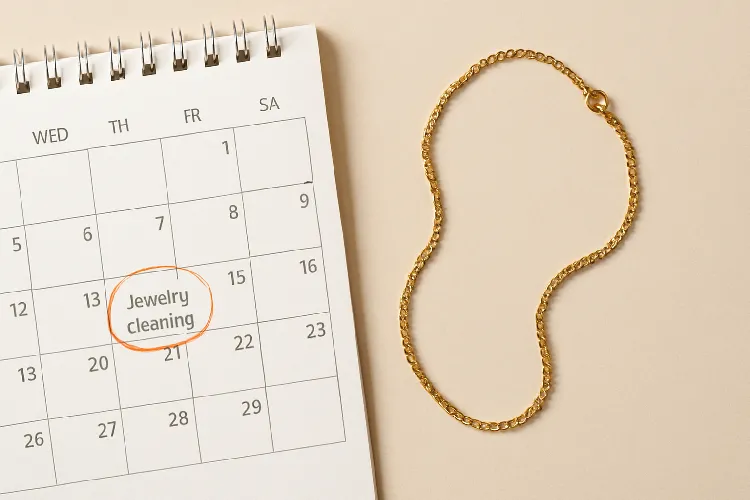Jewelry cleaning schedule reminder Jewelry cleaning schedule reminder