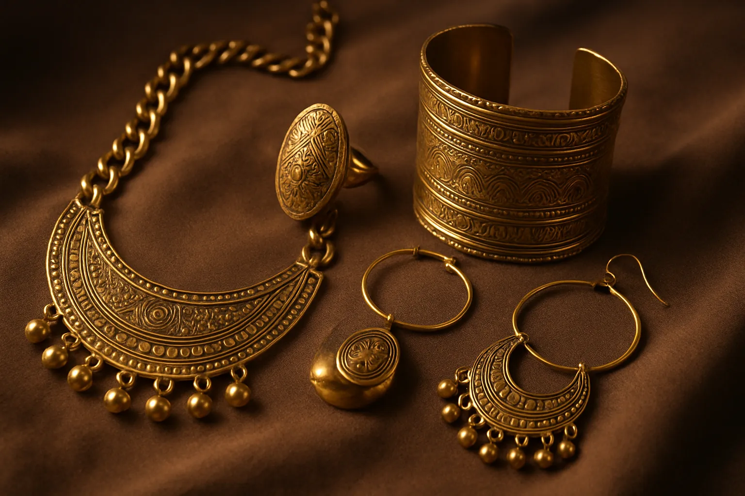 Luxury Brass Jewelry from India