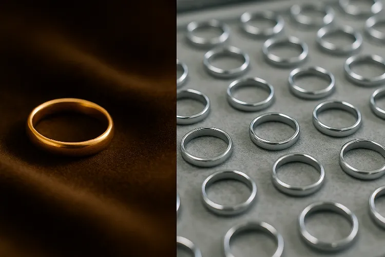 Handcrafted vs. mass-produced jewelry Handcrafted vs. mass-produced jewelry