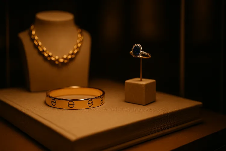 Famous luxury jewelry display Famous luxury jewelry display