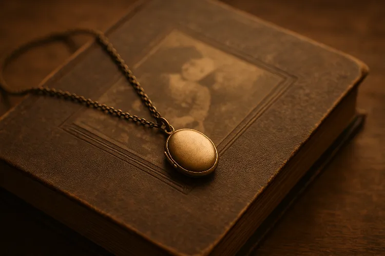 Sentimental signature locket Sentimental signature locket