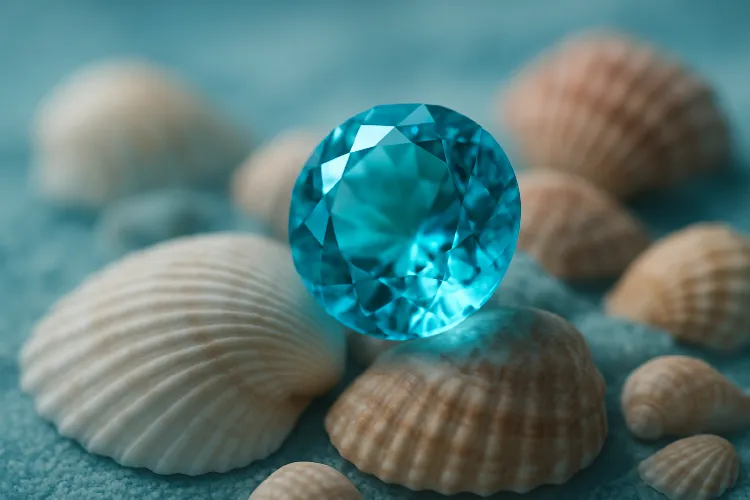 Aquamarine stone symbolizing peace Aquamarine stone symbolizing peace