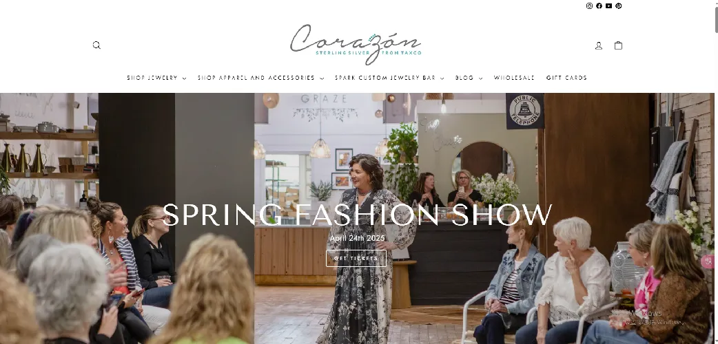 Corazón Sterling website Corazón Sterling website