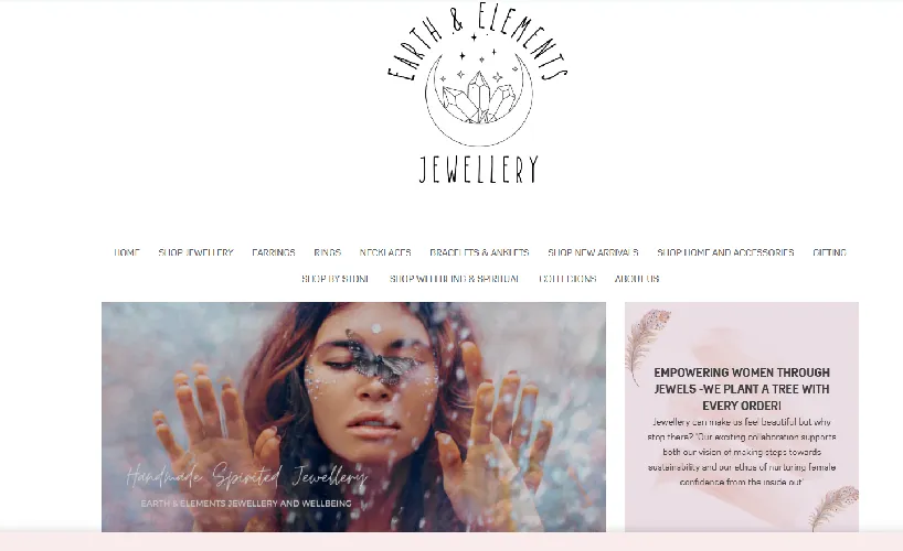 Earth and Elements Jewellery Website Earth and Elements Jewellery Website