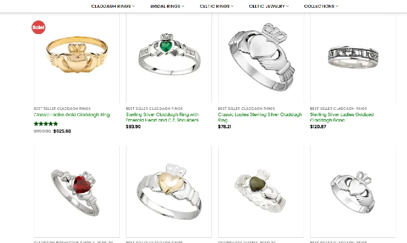 Claddagh Rings Product Claddagh Rings Product