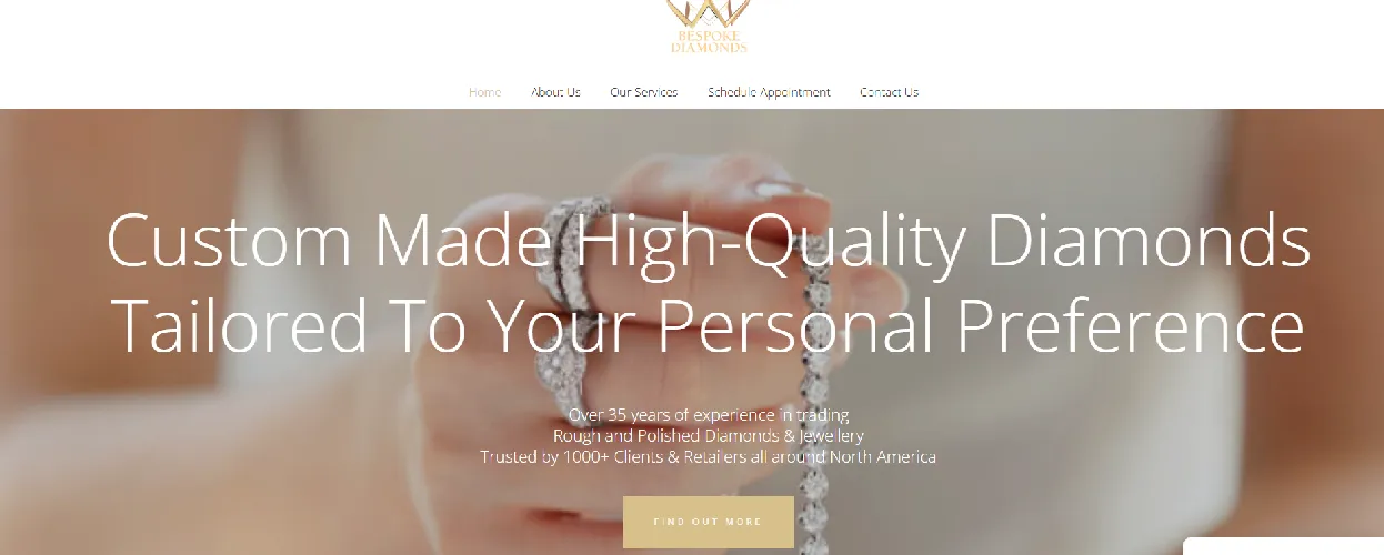 Bespoke Diamonds Website Bespoke Diamonds Website
