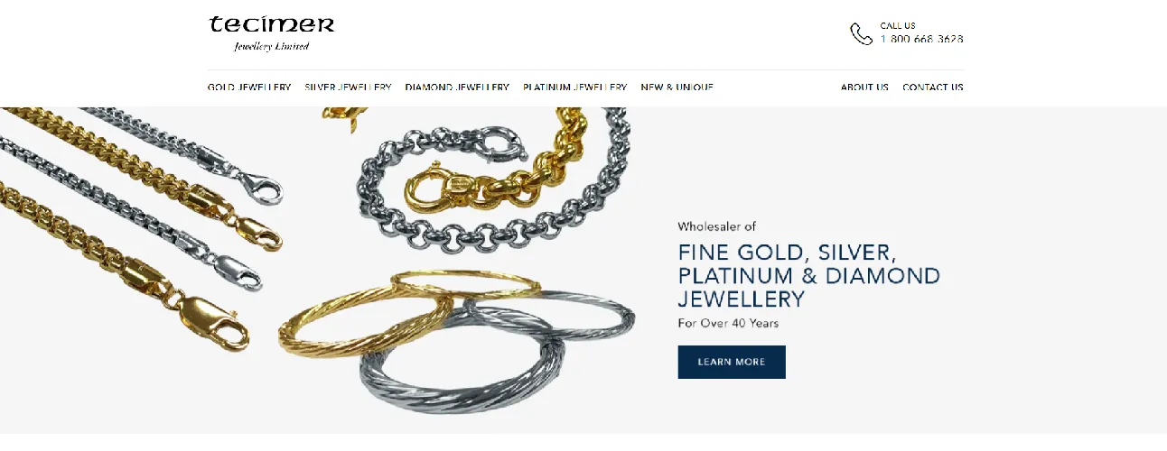Tecimer Jewellery Website Tecimer Jewellery Website