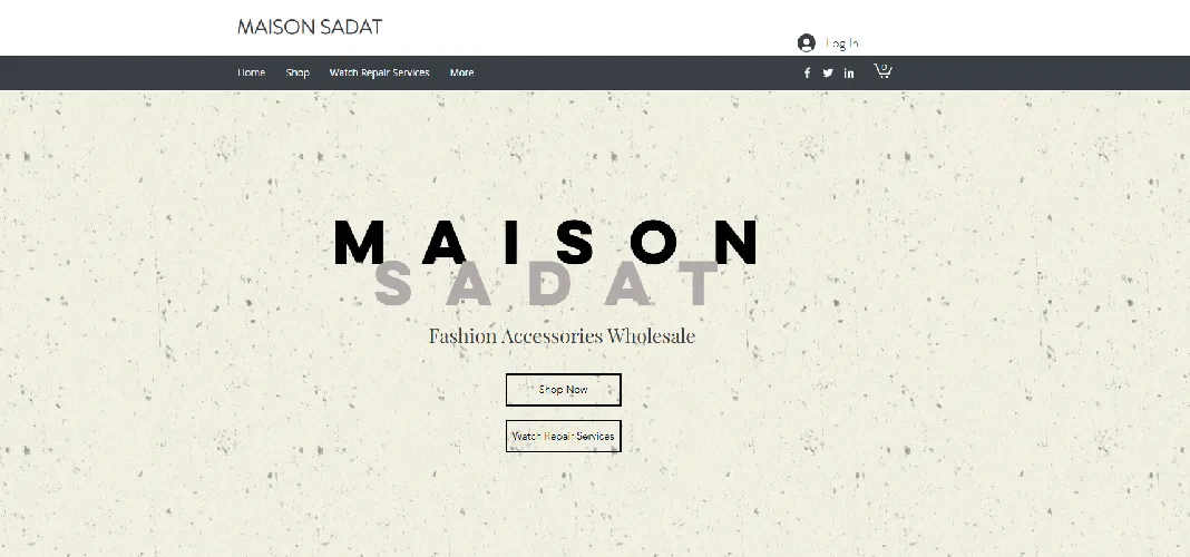 Maison Sadat Website Maison Sadat Website
