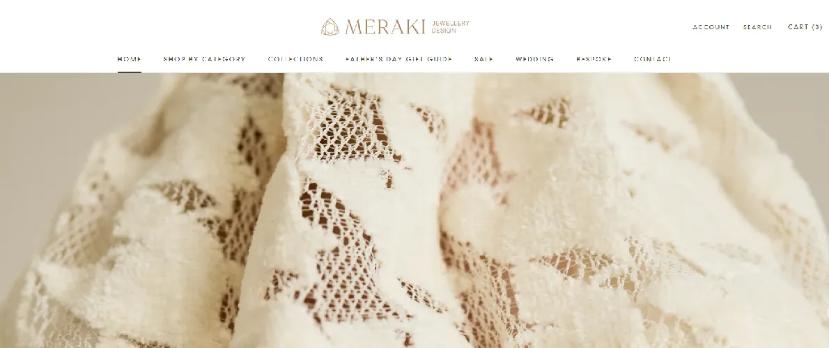 Meraki Jewellery Design Website Meraki Jewellery Design Website