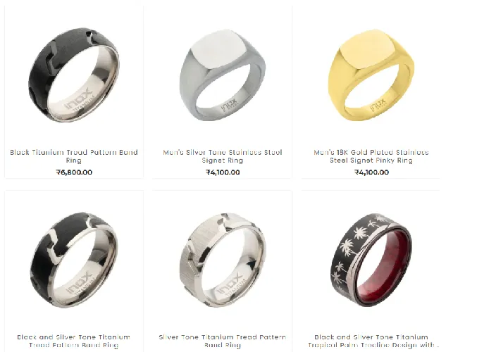 INOX Jewelry Product INOX Jewelry Product