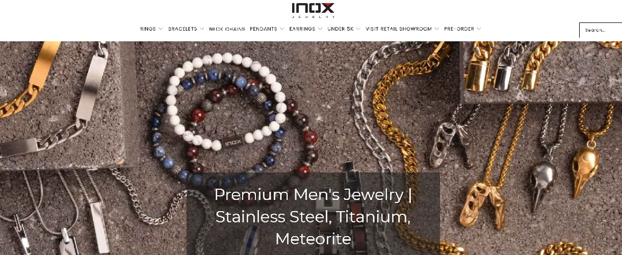 INOX Jewelry Website INOX Jewelry Website