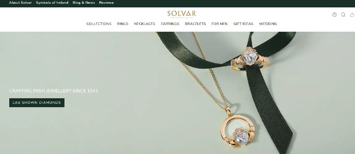 Solvar Jewellery Website Solvar Jewellery Website