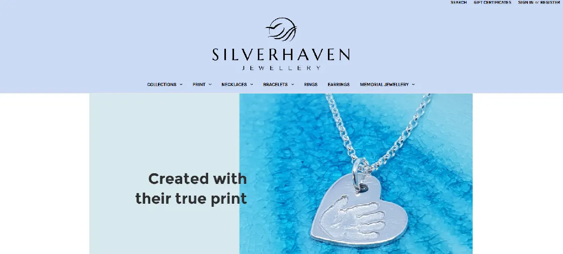 Silverhaven Jewellery Website Silverhaven Jewellery Website