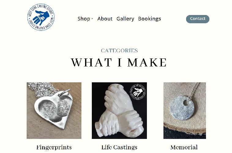 West Cork Casting Studio Website West Cork Casting Studio Website